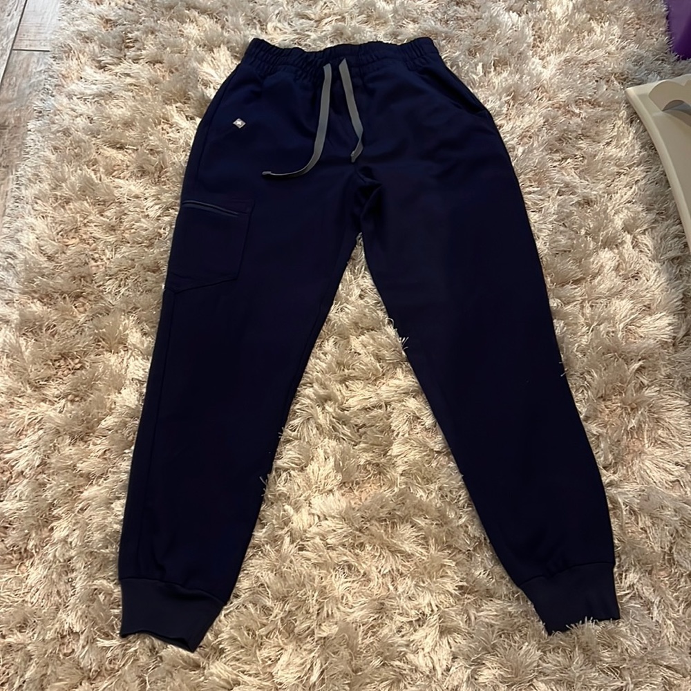 Figs Navy High-Waisted Zamora XS-P